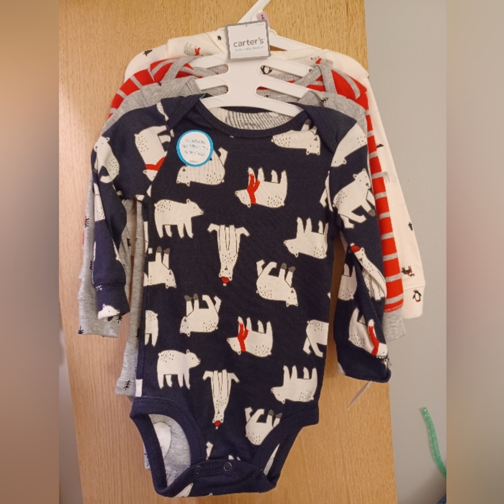 Carter's long sleeve onesies